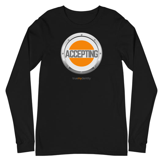 ACCEPTING Long Sleeve Shirt Core Design | Unisex