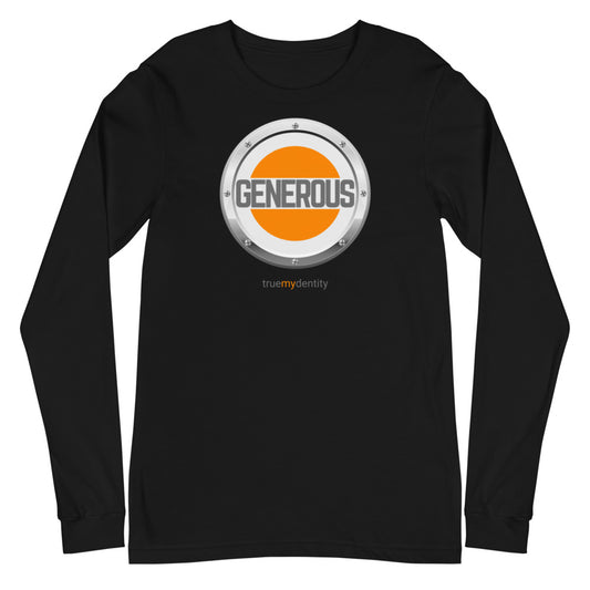 GENEROUS Long Sleeve Shirt Core Design | Unisex