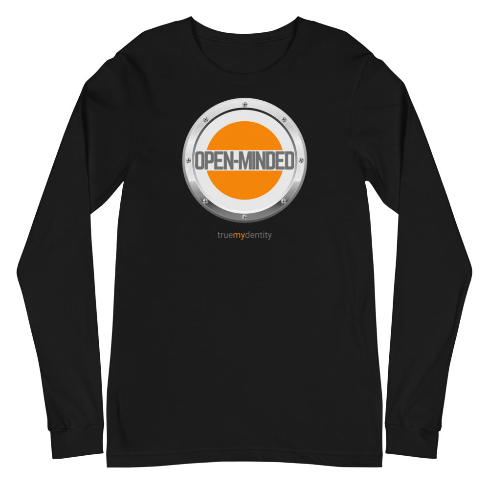 OPEN-MINDED Long Sleeve Shirt Core Design | Unisex