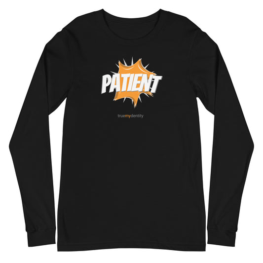 PATIENT Long Sleeve Shirt Action Design | Unisex