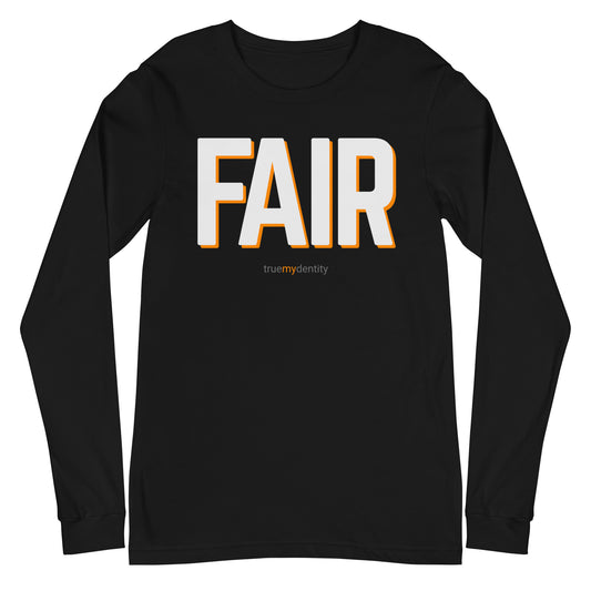 FAIR Long Sleeve Shirt Bold Design | Unisex