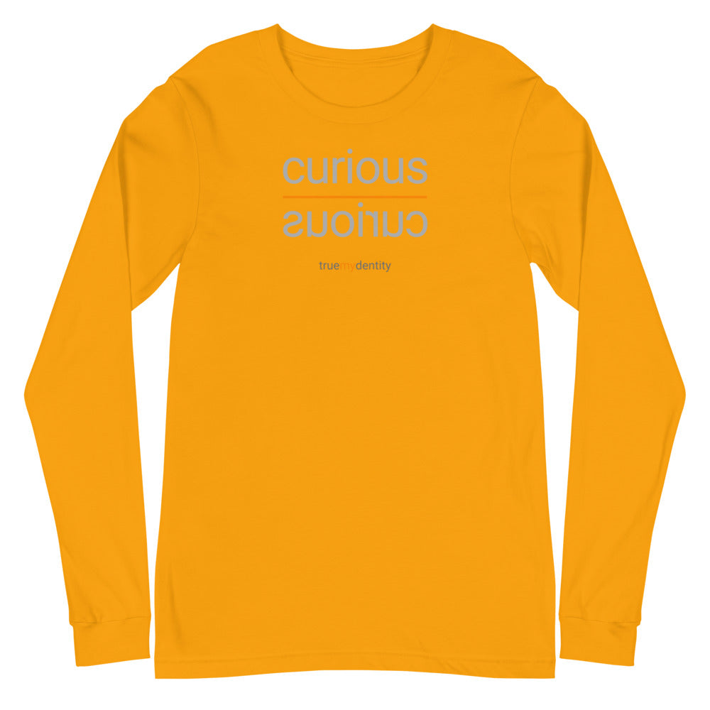 CURIOUS Long Sleeve Shirt Reflection Design | Unisex