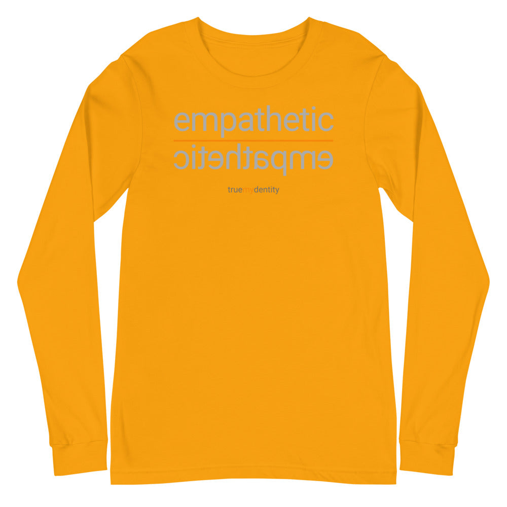 EMPATHETIC Long Sleeve Shirt Reflection Design | Unisex