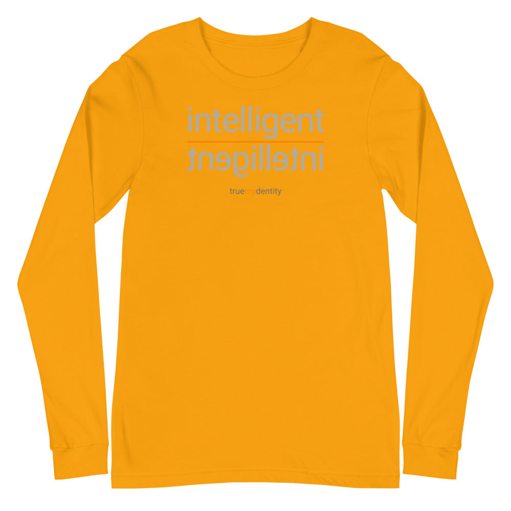 INTELLIGENT Long Sleeve Shirt Reflection Design | Unisex