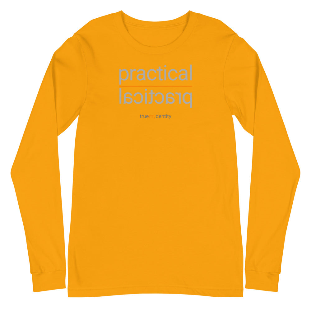 PRACTICAL Long Sleeve Shirt Reflection Design | Unisex