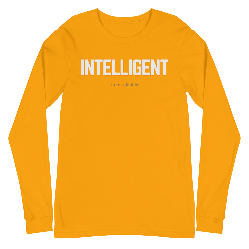 INTELLIGENT Long Sleeve Shirt Bold Design | Unisex
