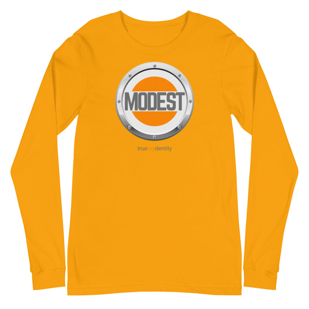 MODEST Long Sleeve Shirt Core Design | Unisex