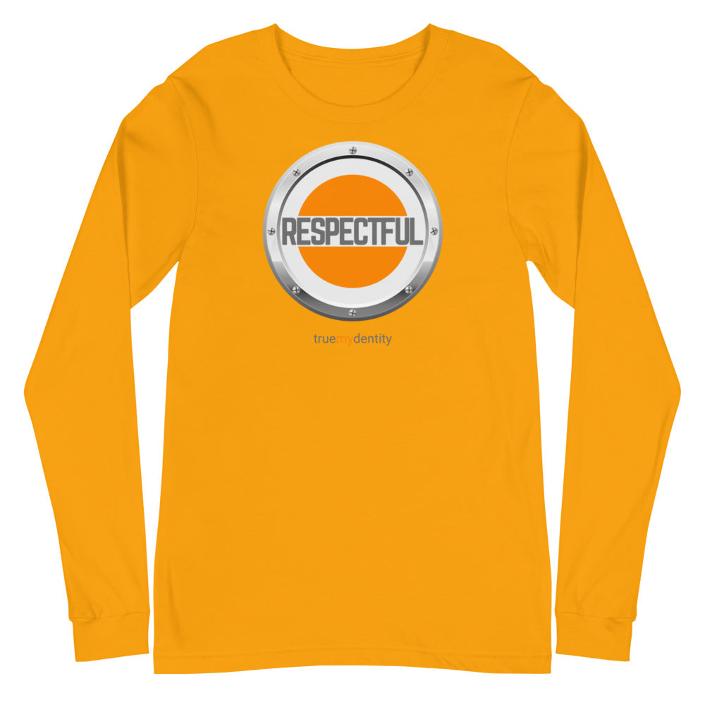 RESPECTFUL Long Sleeve Shirt Core Design | Unisex