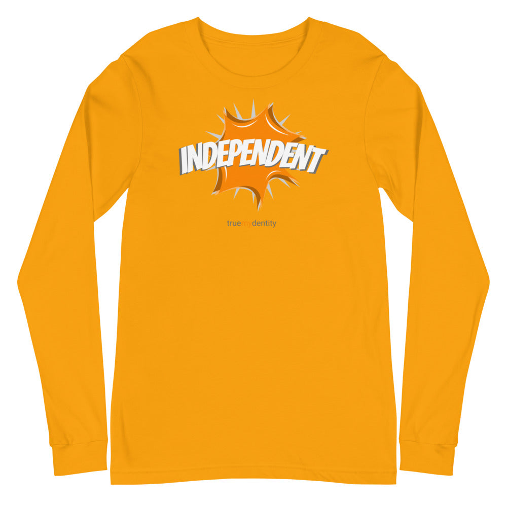 INDEPENDENT Long Sleeve Shirt Action Design | Unisex