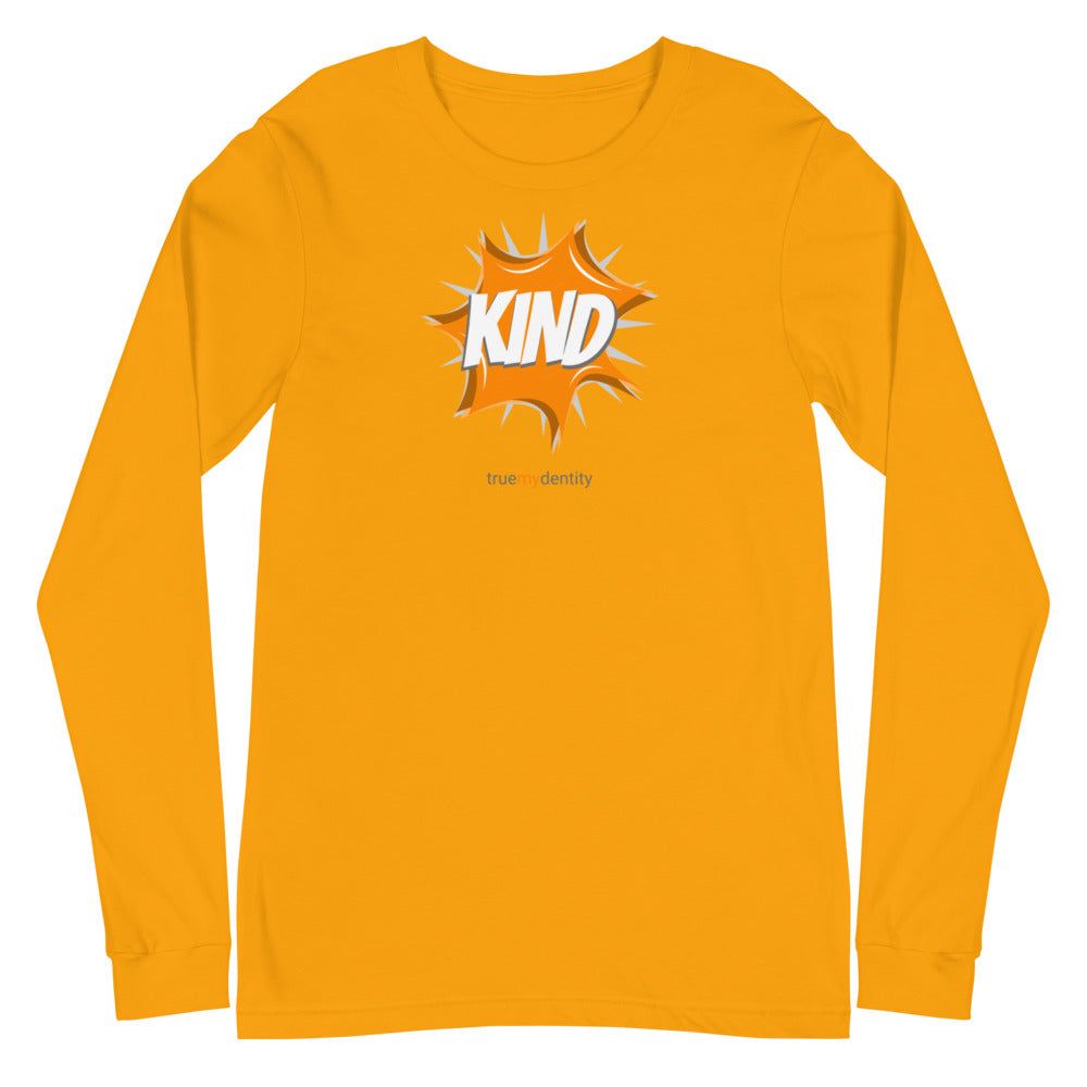 KIND Long Sleeve Shirt Action Design | Unisex