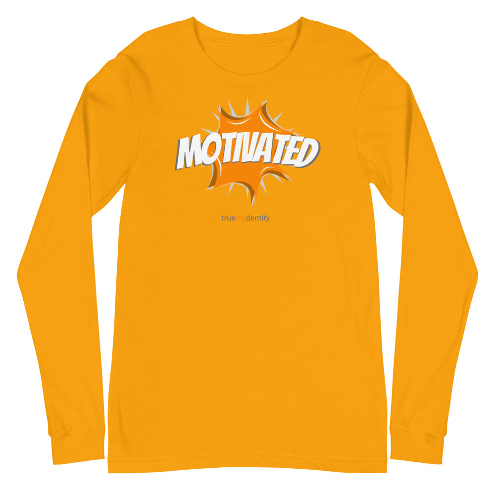 MOTIVATED Long Sleeve Shirt Action Design | Unisex