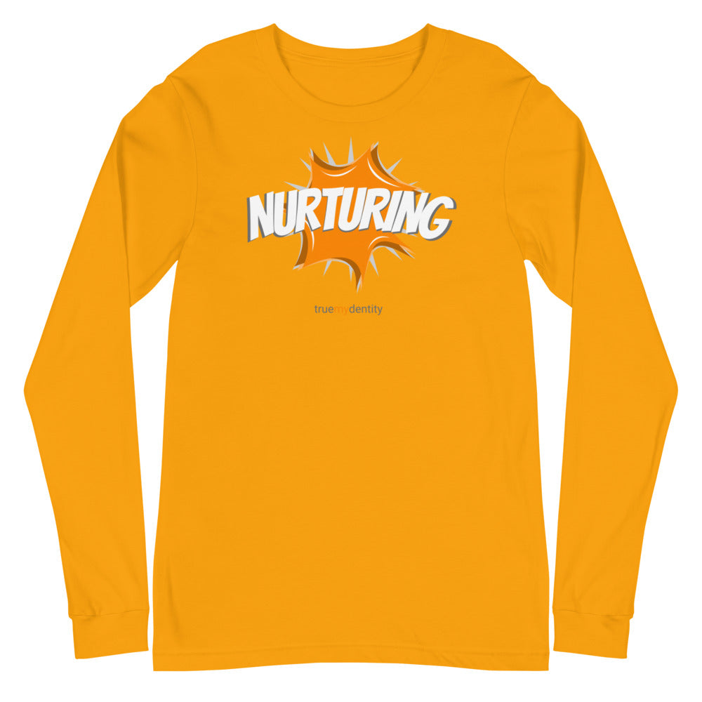 NURTURING Long Sleeve Shirt Action Design | Unisex