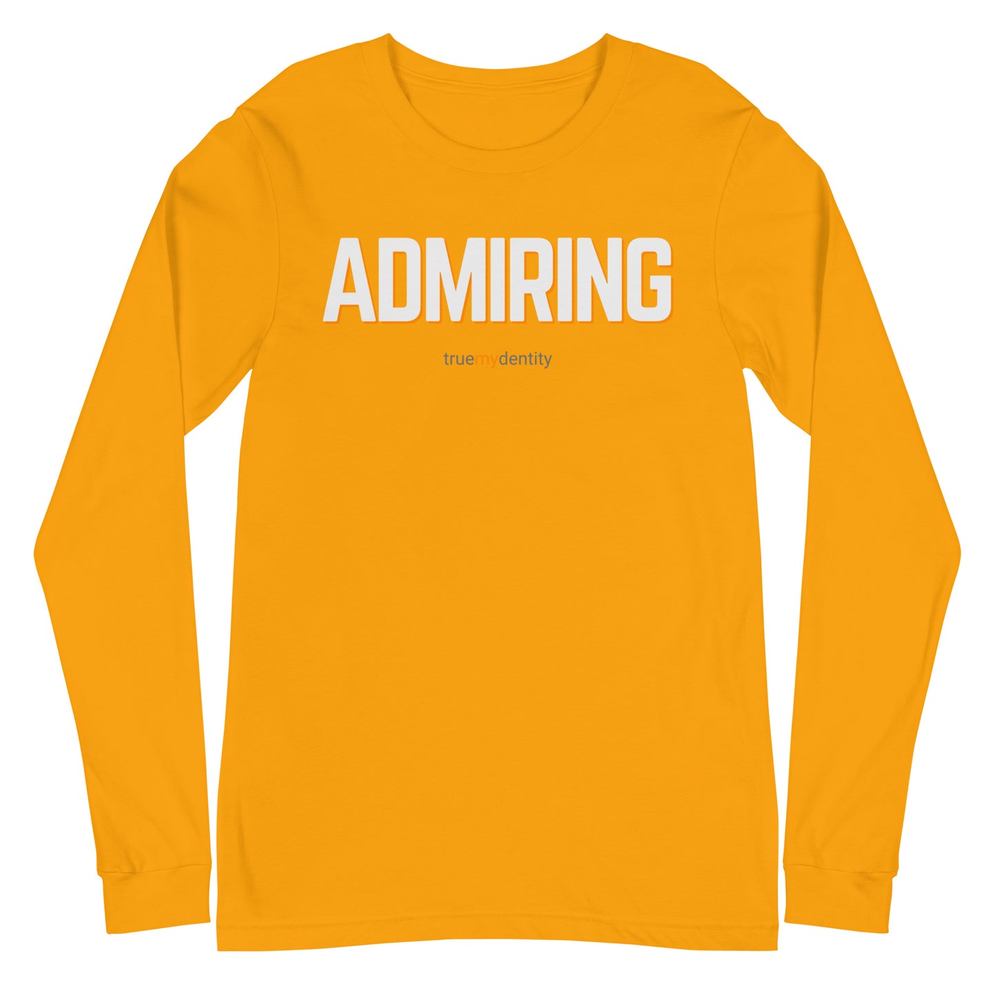 ADMIRING Long Sleeve Shirt Bold Design | Unisex
