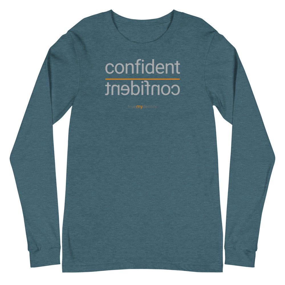 CONFIDENT Long Sleeve Shirt Reflection Design | Unisex