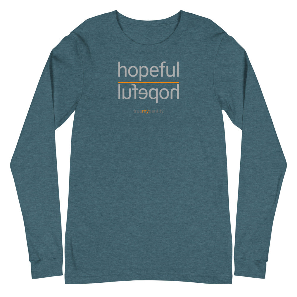 HOPEFUL Long Sleeve Shirt Reflection Design | Unisex