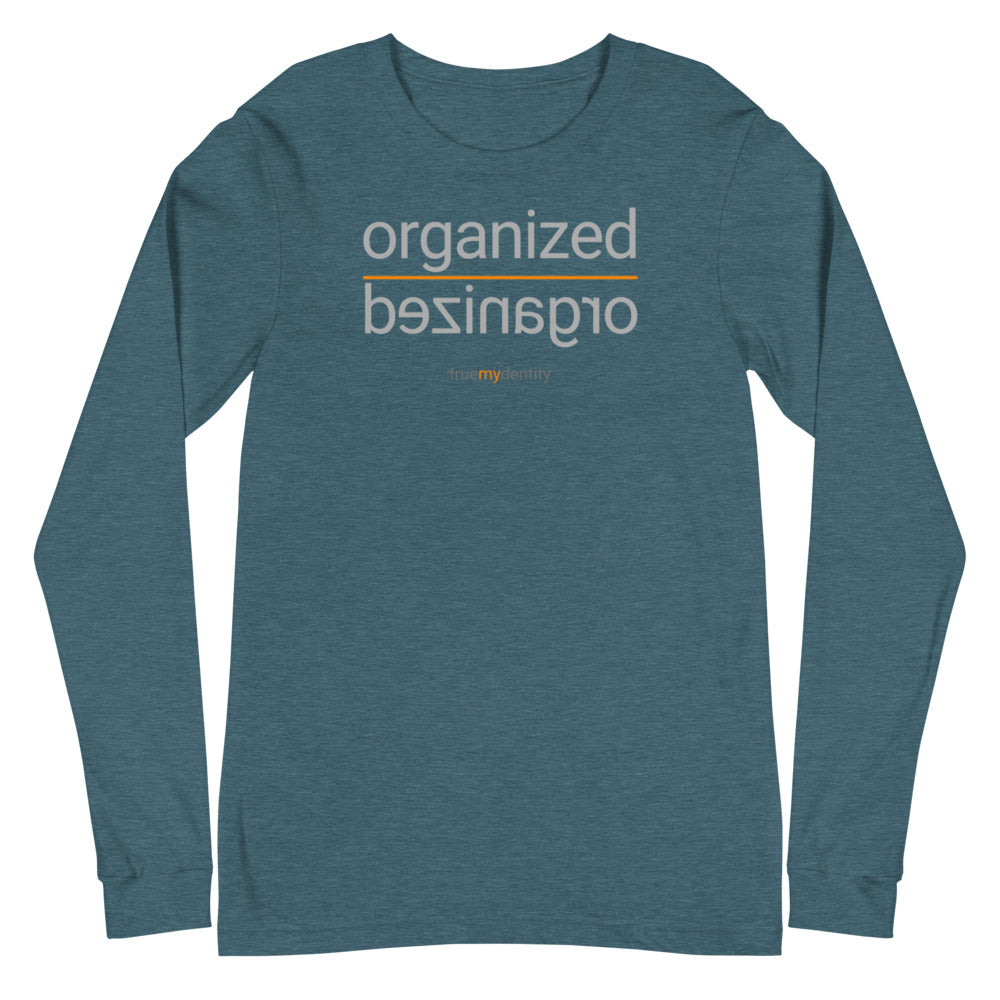 ORGANIZED Long Sleeve Shirt Reflection Design | Unisex