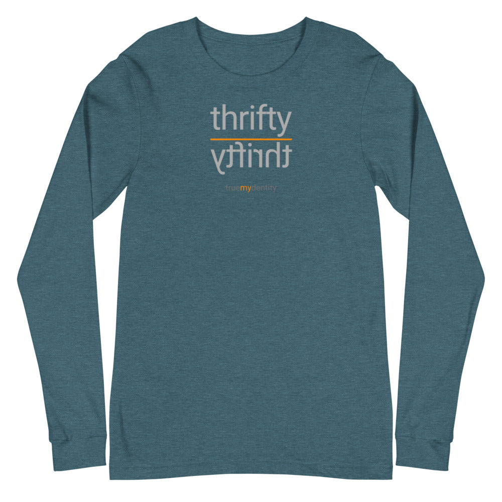THRIFTY Long Sleeve Shirt Reflection Design | Unisex