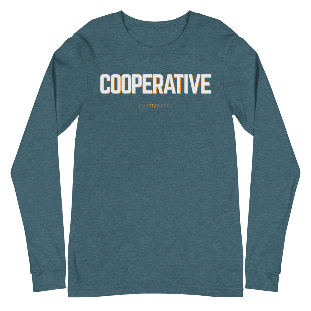 COOPERATIVE Long Sleeve Shirt Bold Design | Unisex