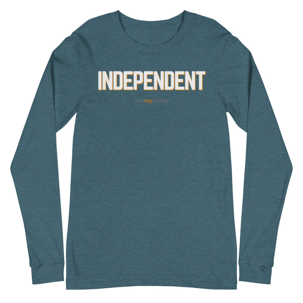 INDEPENDENT Long Sleeve Shirt Bold Design | Unisex