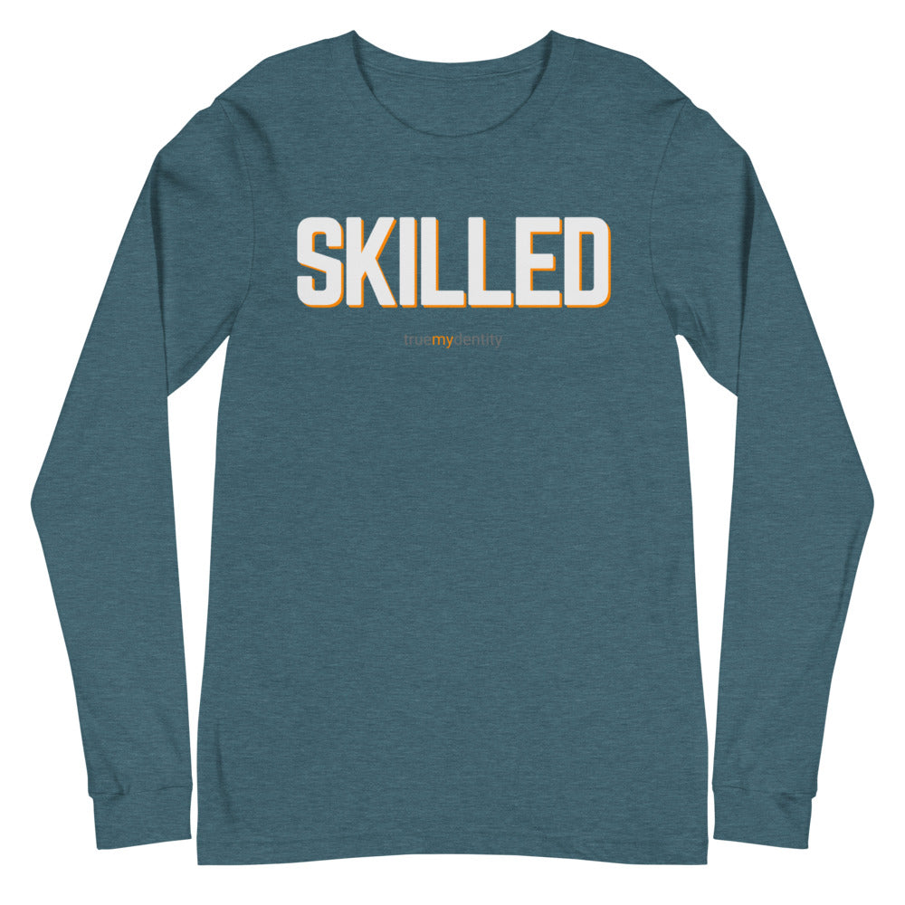 SKILLED Long Sleeve Shirt Bold Design | Unisex