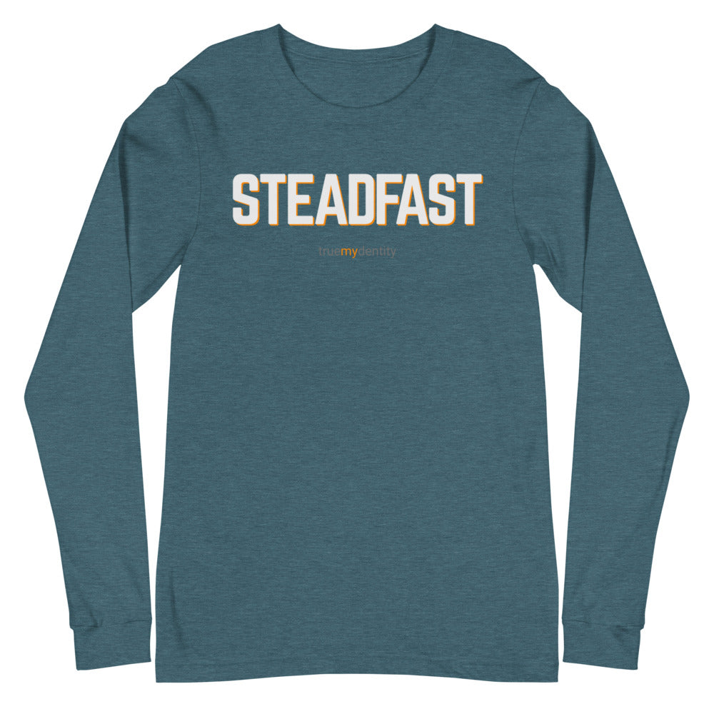 STEADFAST Long Sleeve Shirt Bold Design | Unisex
