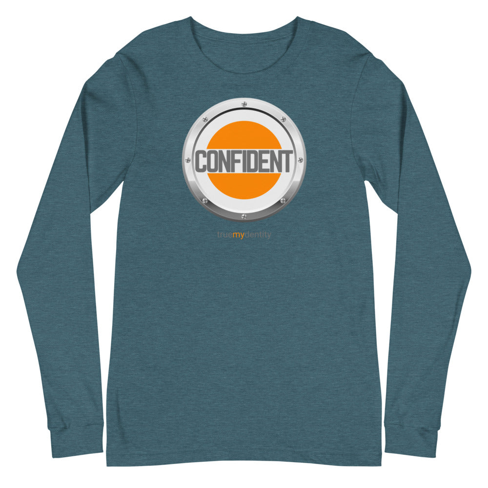CONFIDENT Long Sleeve Shirt Core Design | Unisex