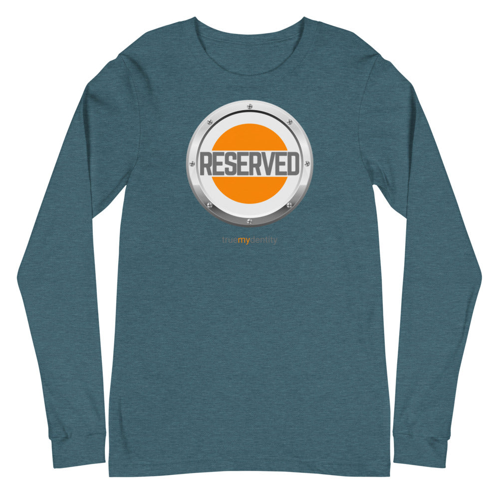 RESERVED Long Sleeve Shirt Core Design | Unisex