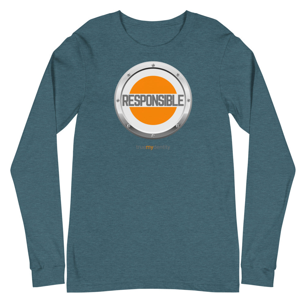 RESPONSIBLE Long Sleeve Shirt Core Design | Unisex
