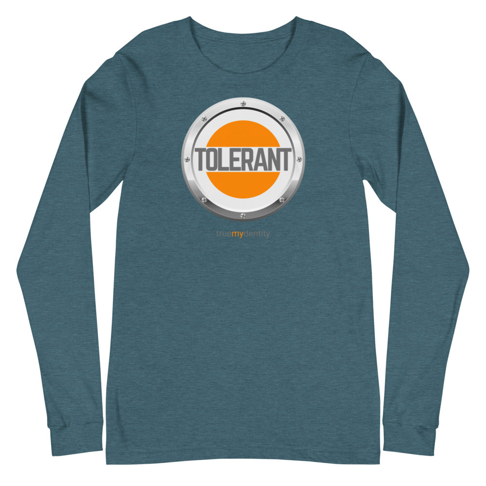 TOLERANT Long Sleeve Shirt Core Design | Unisex