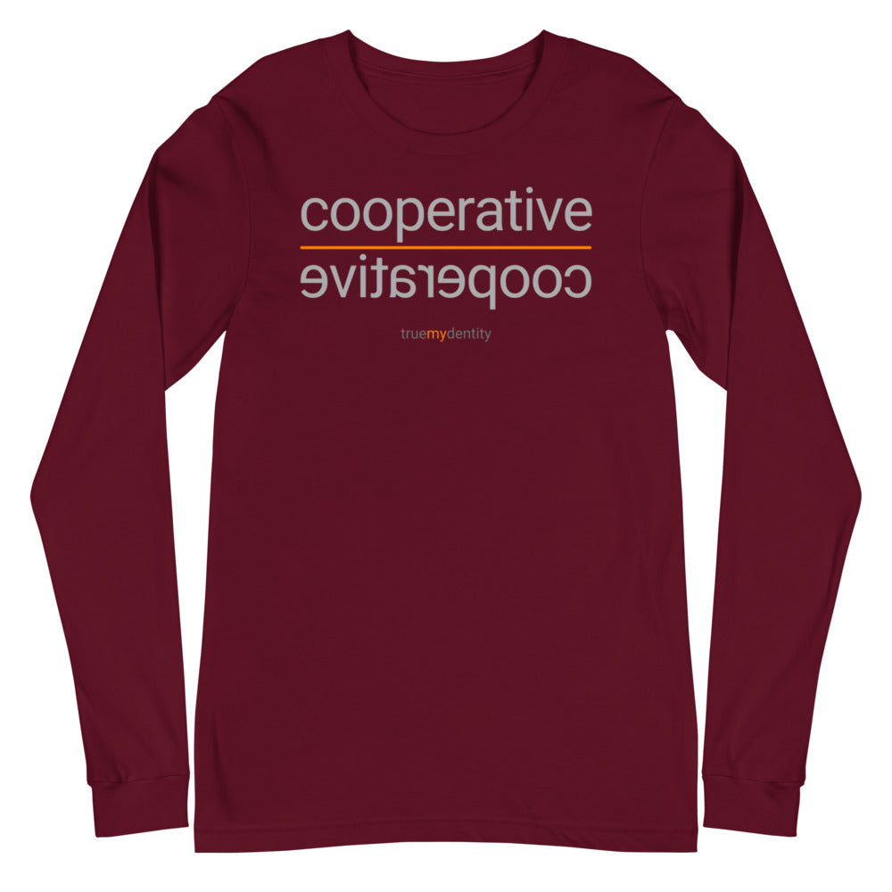 COOPERATIVE Long Sleeve Shirt Reflection Design | Unisex