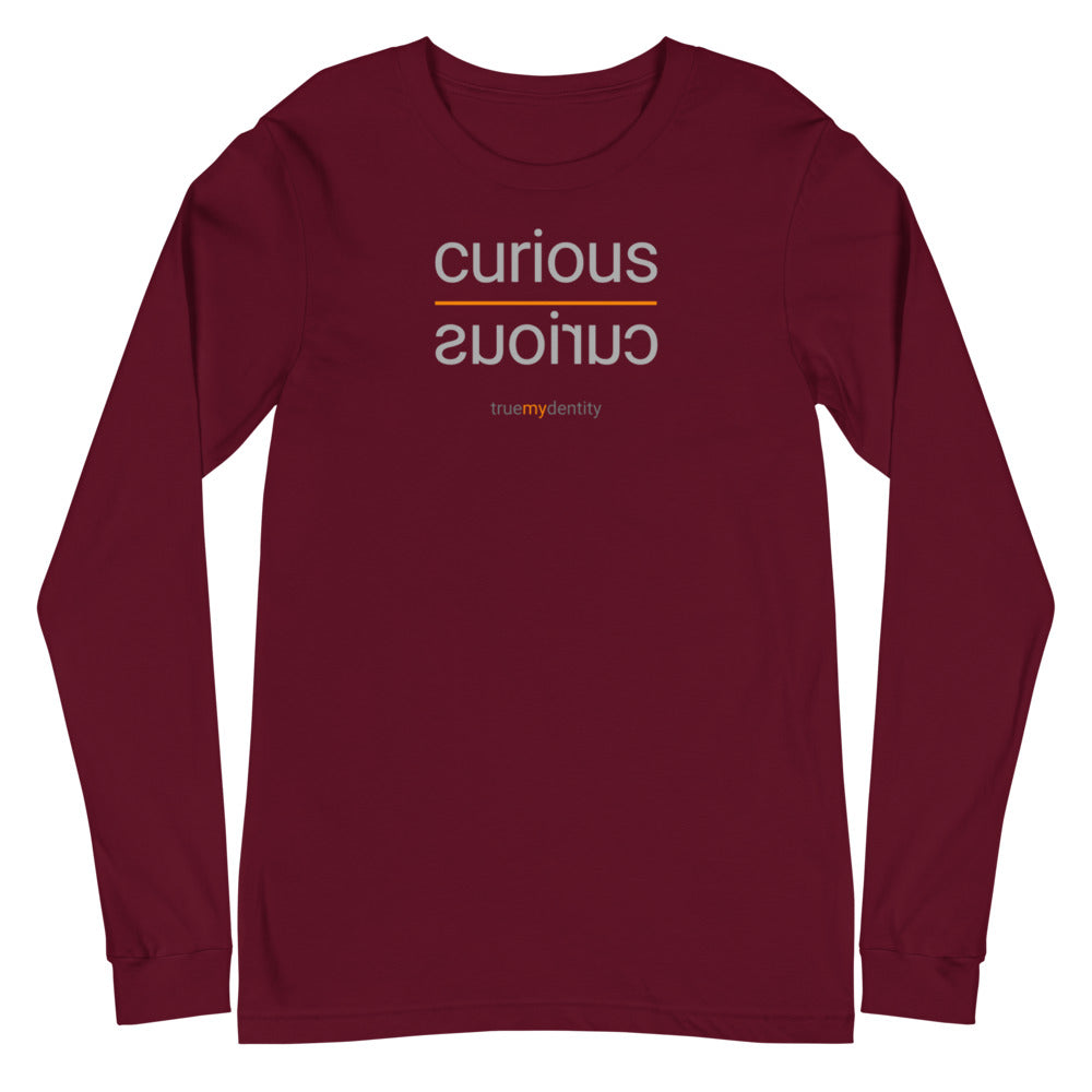 CURIOUS Long Sleeve Shirt Reflection Design | Unisex
