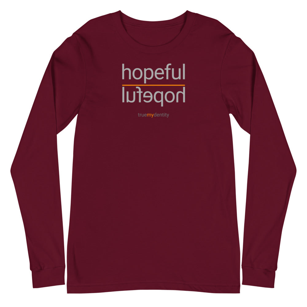 HOPEFUL Long Sleeve Shirt Reflection Design | Unisex