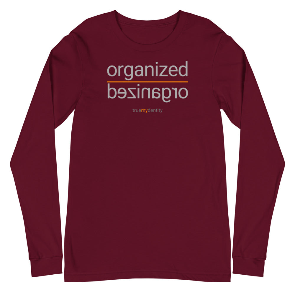 ORGANIZED Long Sleeve Shirt Reflection Design | Unisex