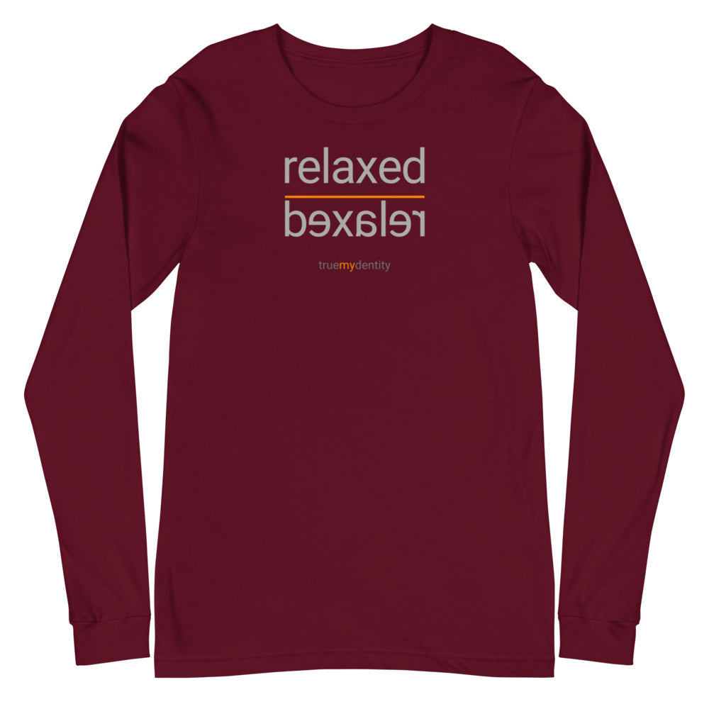 RELAXED Long Sleeve Shirt Reflection Design | Unisex