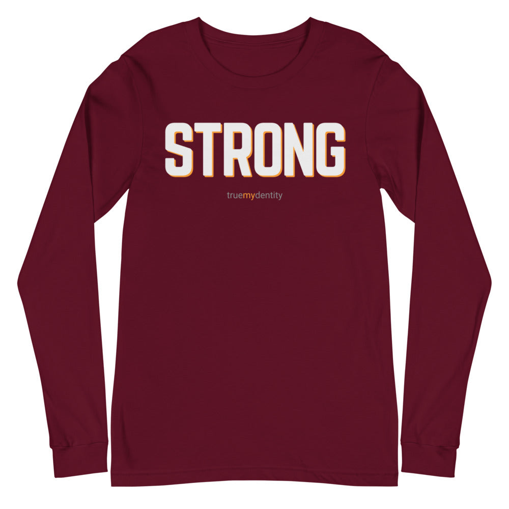 STRONG Long Sleeve Shirt Bold Design | Unisex