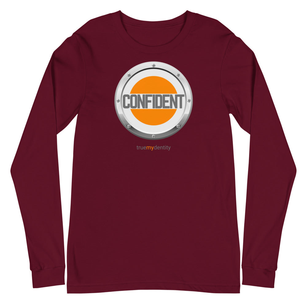 CONFIDENT Long Sleeve Shirt Core Design | Unisex