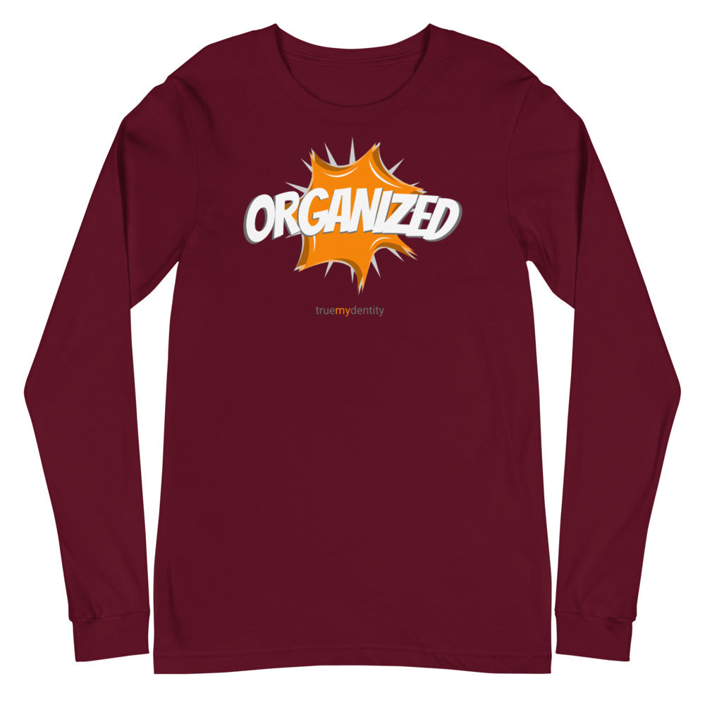 ORGANIZED Long Sleeve Shirt Action Design | Unisex