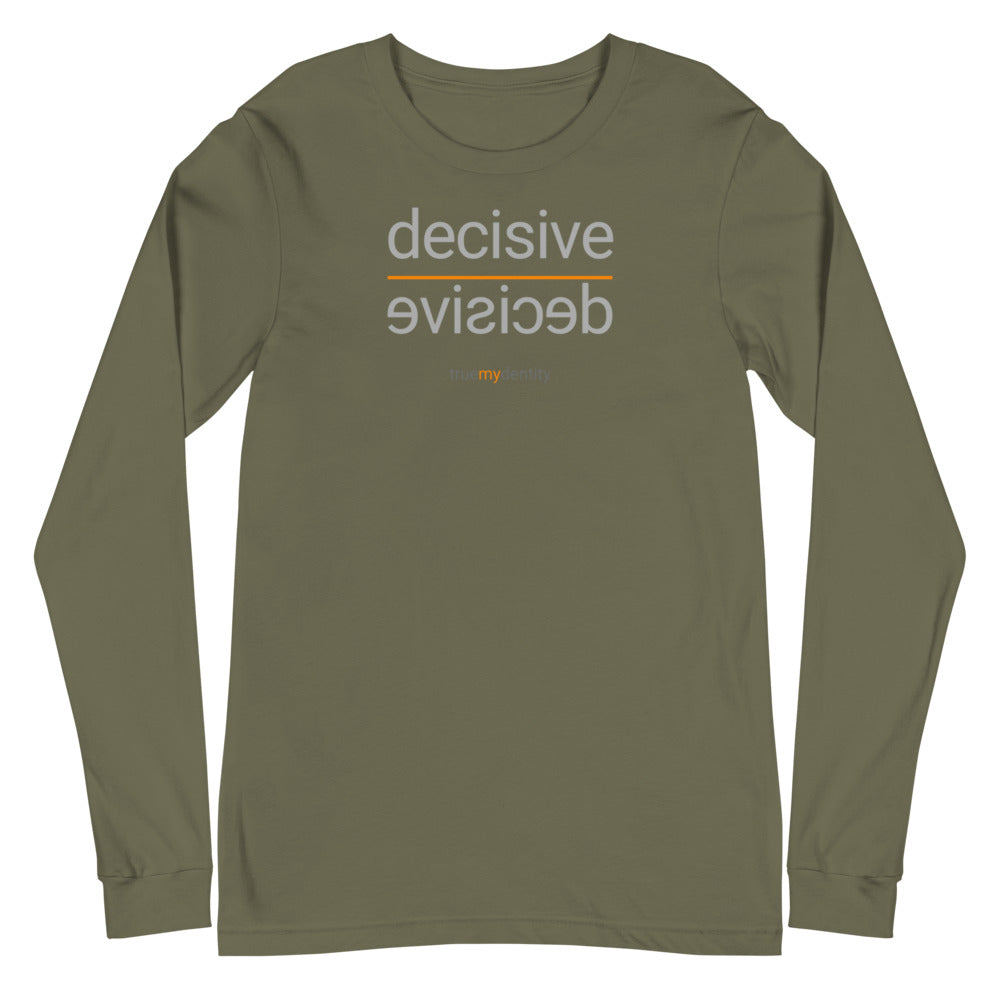 DECISIVE Long Sleeve Shirt Reflection Design | Unisex