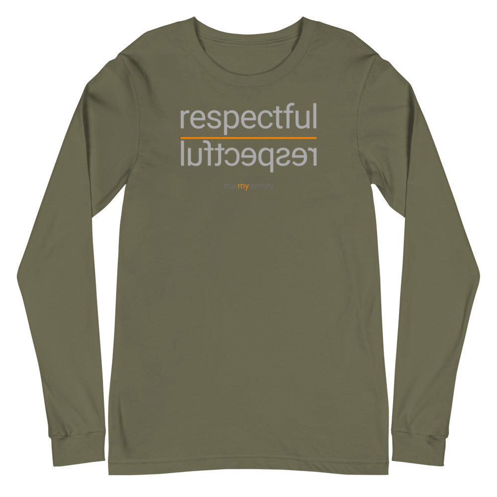 RESPECTFUL Long Sleeve Shirt Reflection Design | Unisex