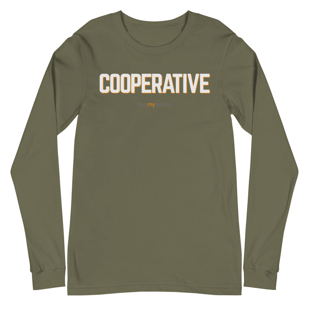 COOPERATIVE Long Sleeve Shirt Bold Design | Unisex