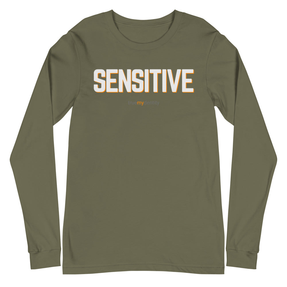 SENSITIVE Long Sleeve Shirt Bold Design | Unisex
