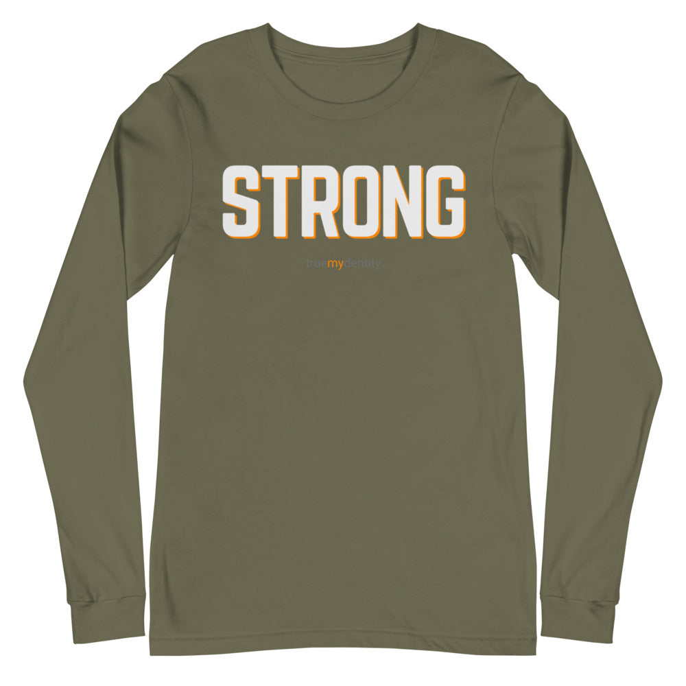 STRONG Long Sleeve Shirt Bold Design | Unisex