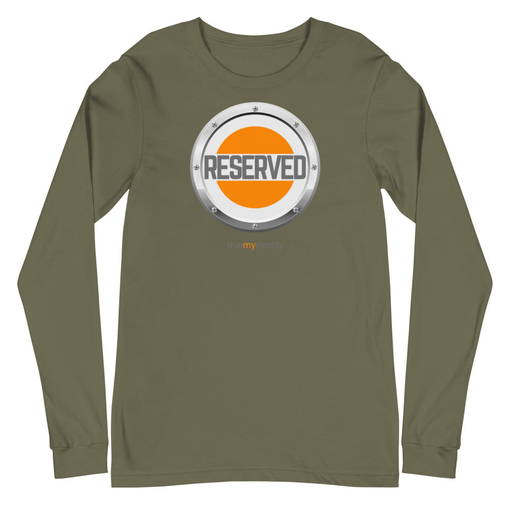 RESERVED Long Sleeve Shirt Core Design | Unisex