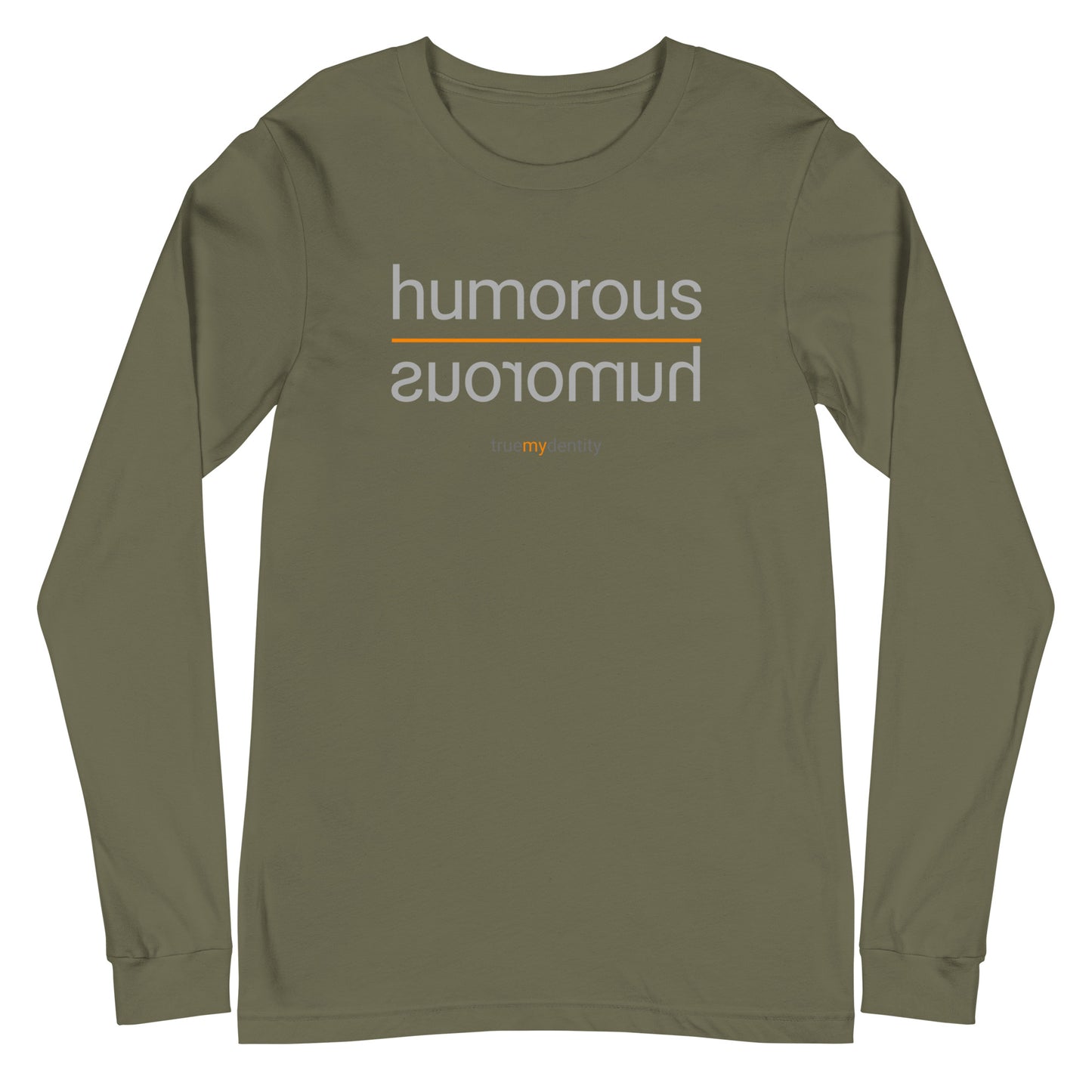 HUMOROUS Long Sleeve Shirt Reflection Design | Unisex