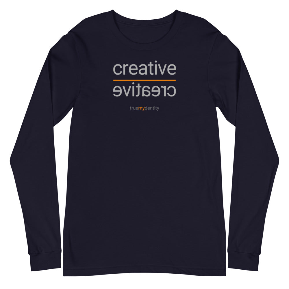 CREATIVE Long Sleeve Shirt Reflection Design | Unisex