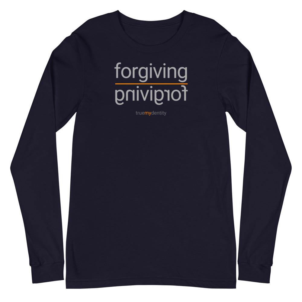 FORGIVING Long Sleeve Shirt Reflection Design | Unisex