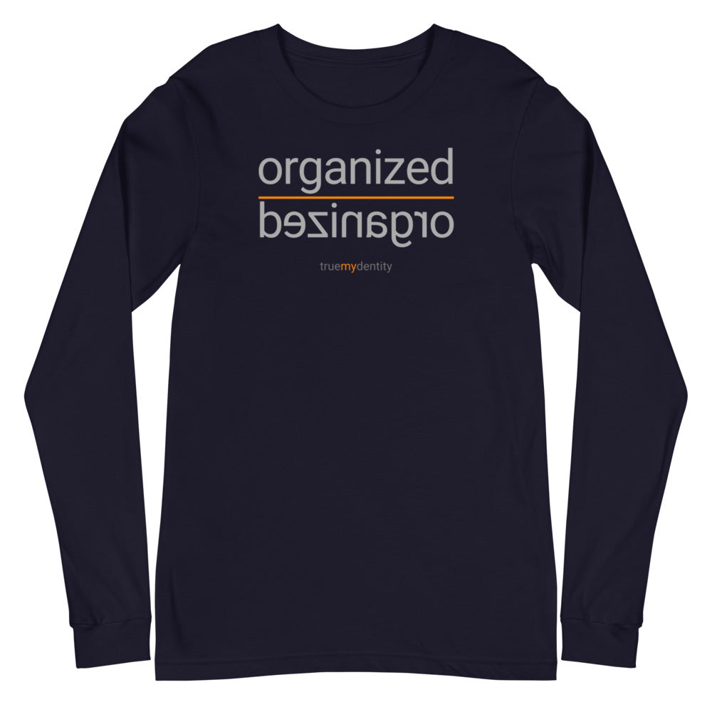 ORGANIZED Long Sleeve Shirt Reflection Design | Unisex
