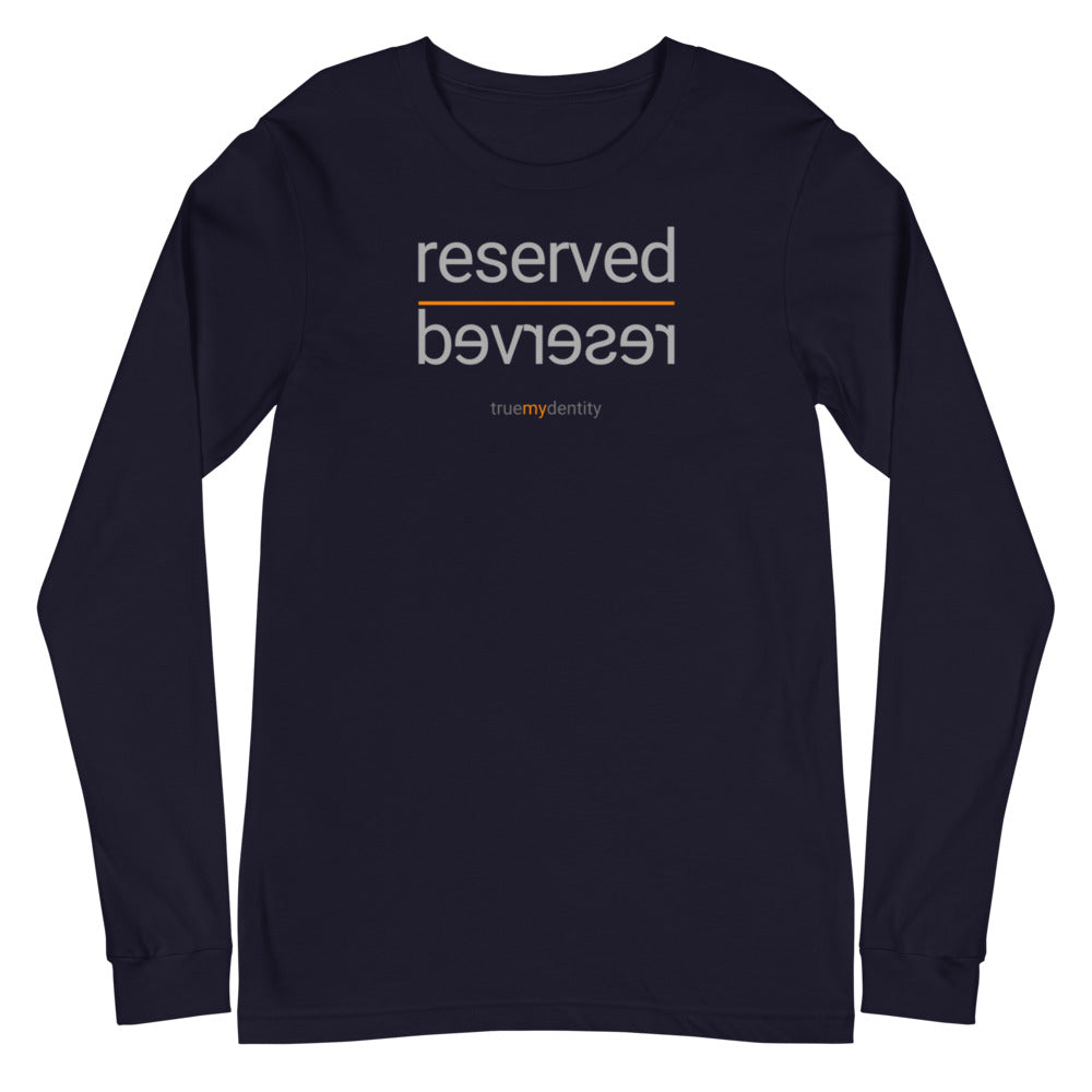 RESERVED Long Sleeve Shirt Reflection Design | Unisex