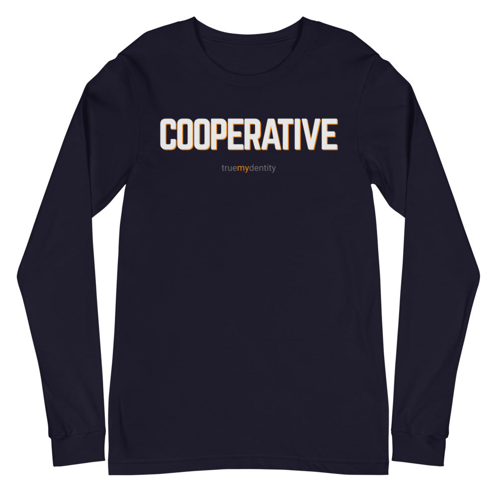 COOPERATIVE Long Sleeve Shirt Bold Design | Unisex