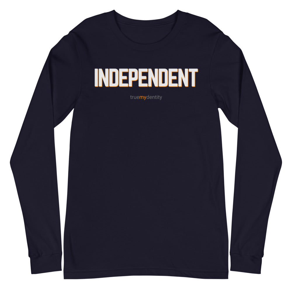 INDEPENDENT Long Sleeve Shirt Bold Design | Unisex